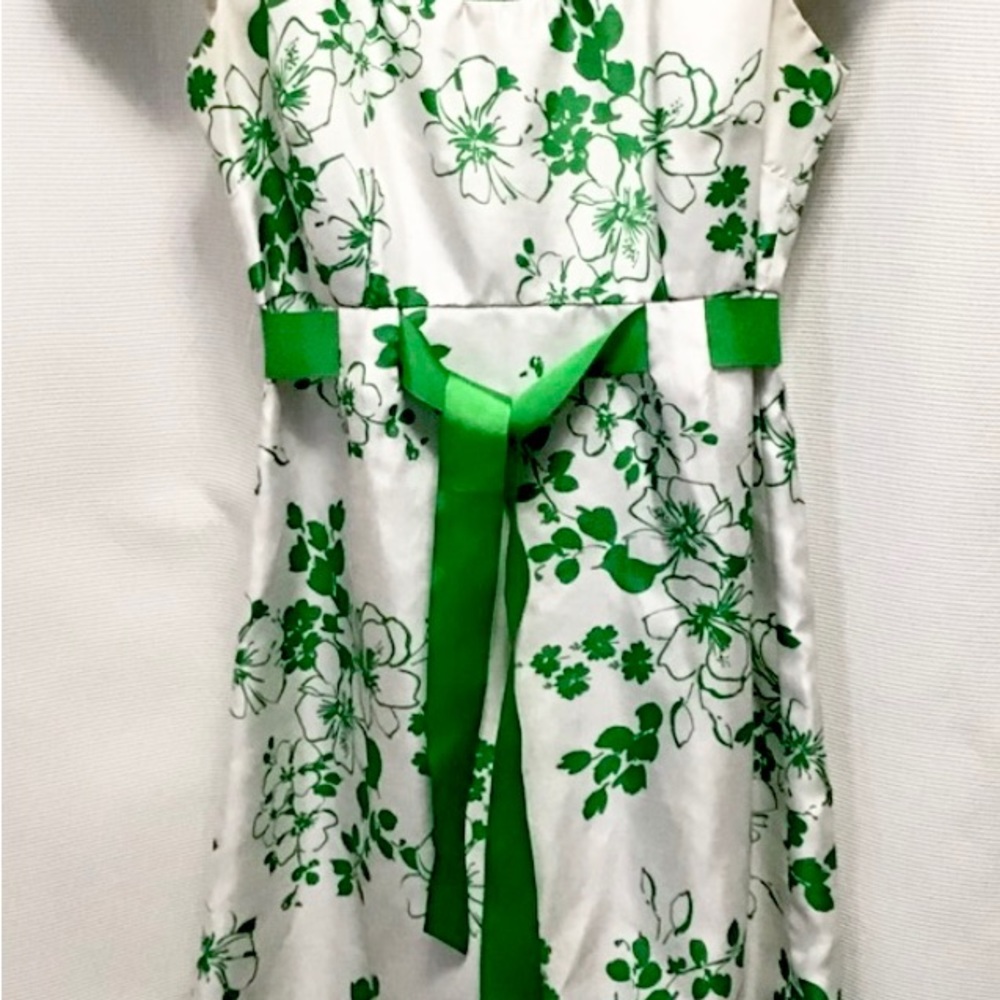 Spring or Easter Dress ~ Beautiful with a ribbon belt woven through the waist!